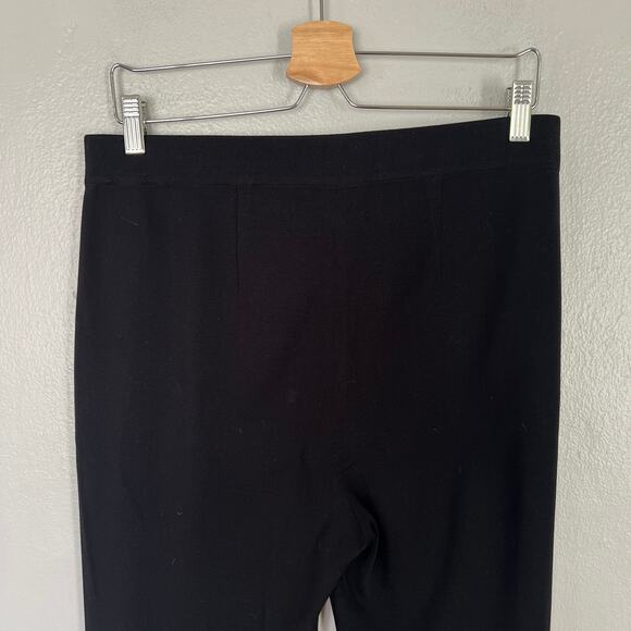 Misook Nancy Slim Leg Mylana Knit Pant Black Women's PL Petite Large L Elastic - Picture 6 of 10